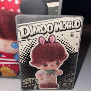 DIMOO WORLD X DISNEY SERIES VINYL PLUSH PENDANT CHIP AND DALE